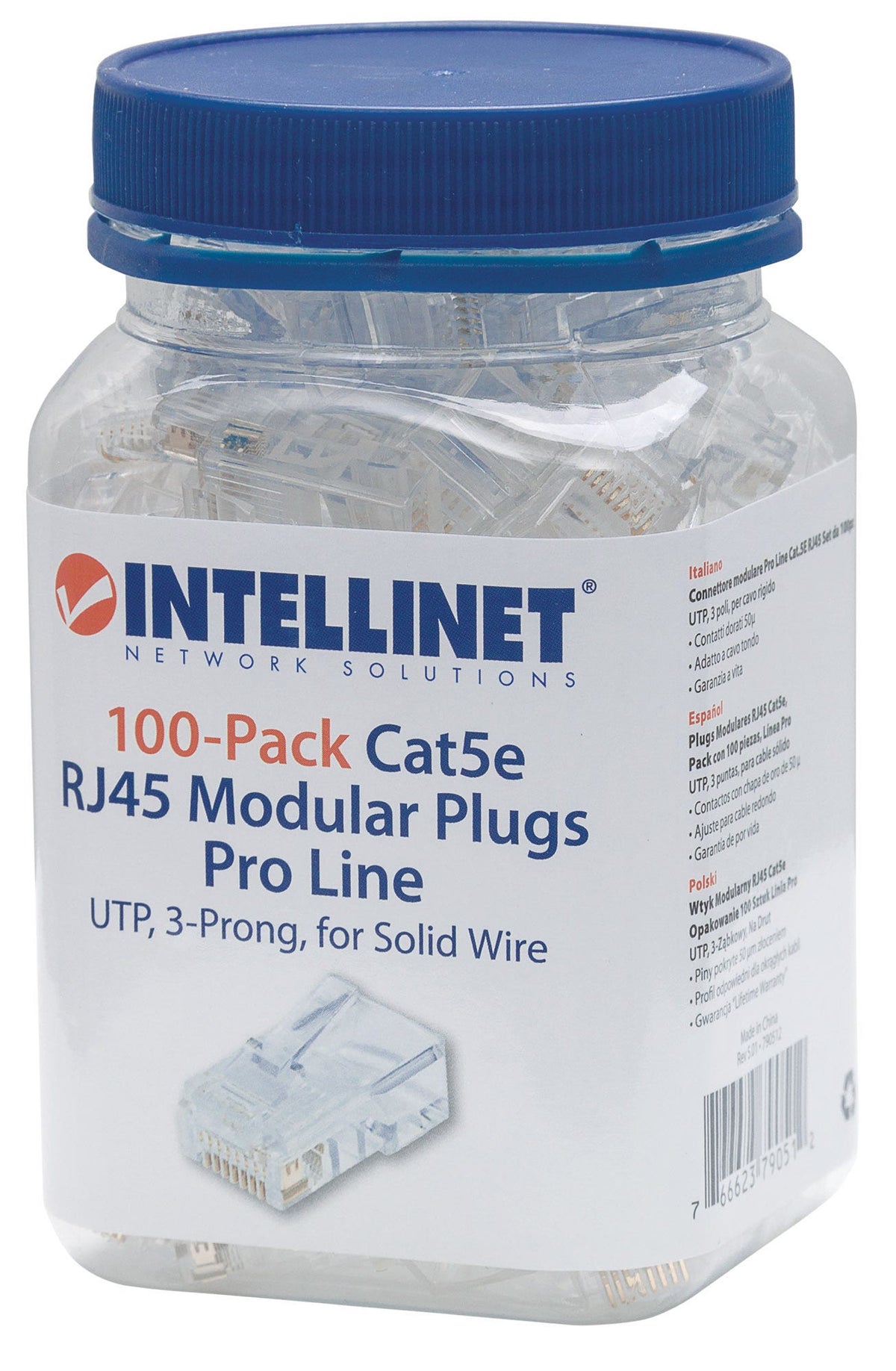 Intellinet 790512 conector Transparente