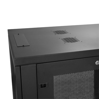 StarTech.com RK1833BKM armario rack Rack o bastidor independiente Negro