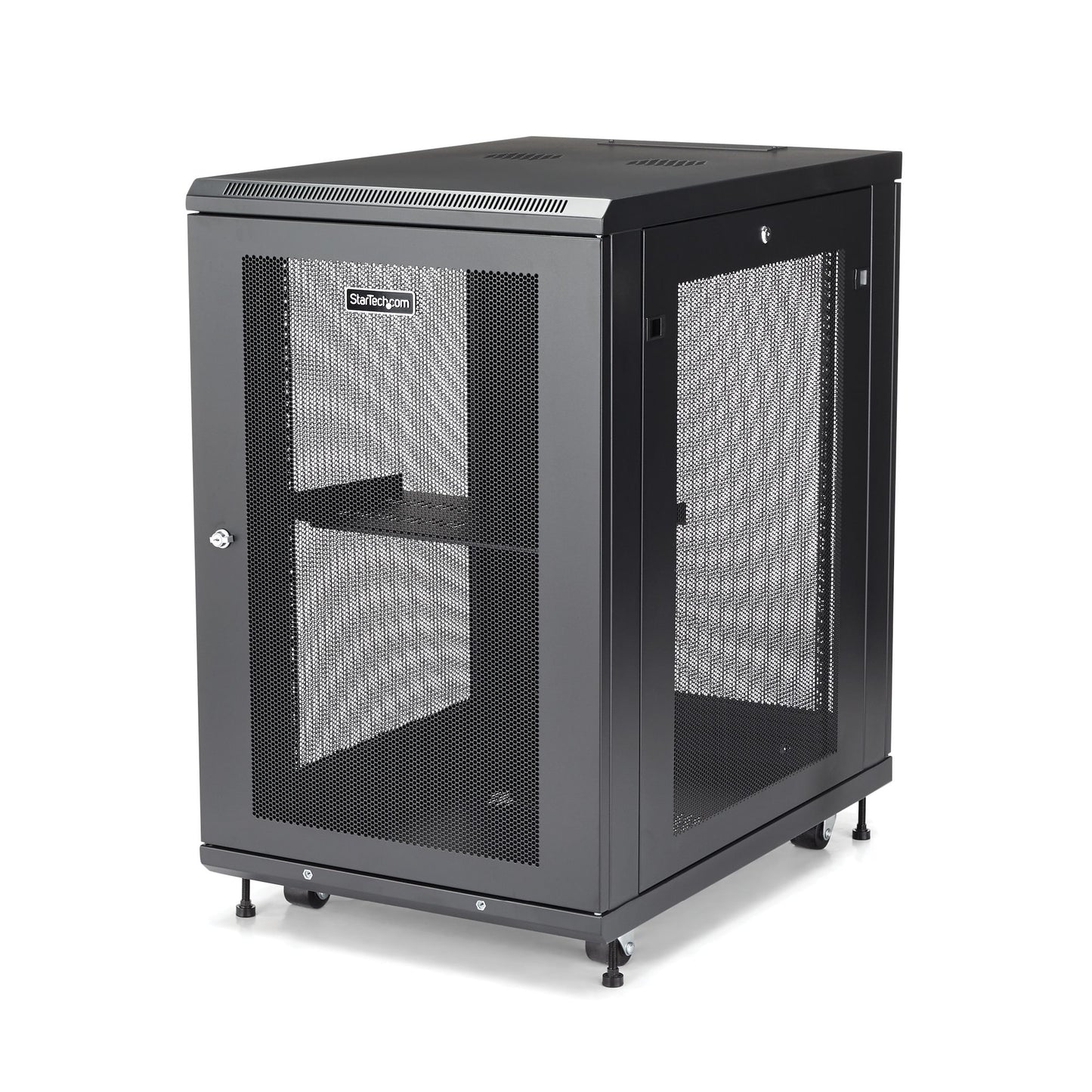 StarTech.com RK1833BKM armario rack Rack o bastidor independiente Negro