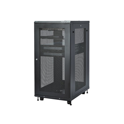 StarTech.com RK2433BKM armario rack Rack o bastidor independiente Negro