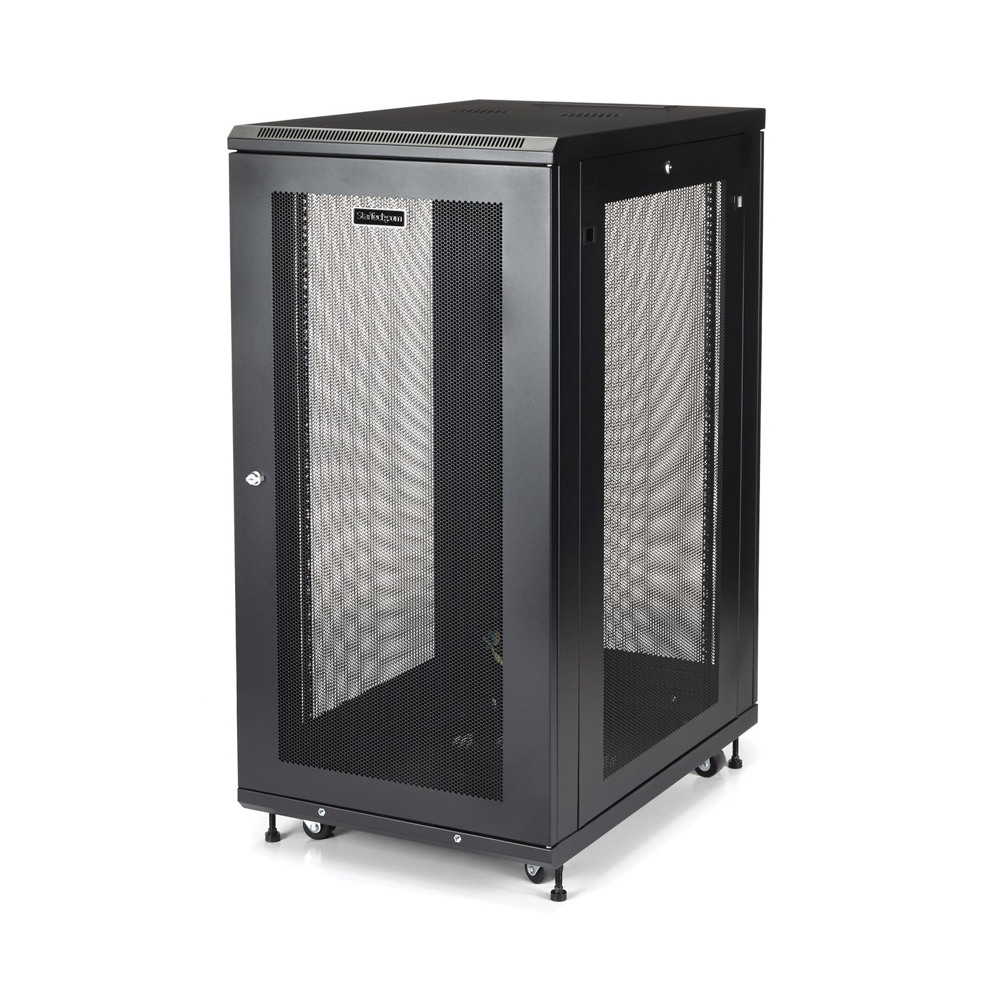 StarTech.com RK2433BKM armario rack Rack o bastidor independiente Negro