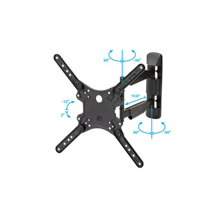 StarTech.com FPWARTB1M soporte para TV 139.7 cm (55") Negro