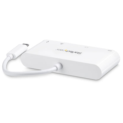 StarTech.com DKT30CDVPD base para laptop o replicador de puertos Alámbrico USB 3.2 Gen 1 (3.1 Gen 1) Type-C Blanco