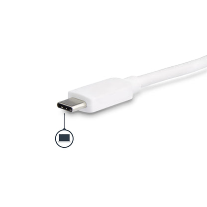 StarTech.com DKT30CDVPD base para laptop o replicador de puertos Alámbrico USB 3.2 Gen 1 (3.1 Gen 1) Type-C Blanco