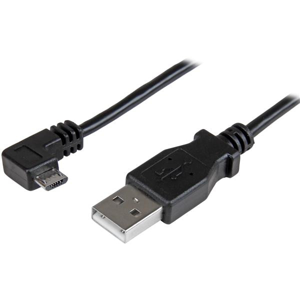 StarTech.com USBAUB50CMRA cable USB USB 2.0 0.5 m USB A Micro-USB A 0.48 Gbit/s Negro