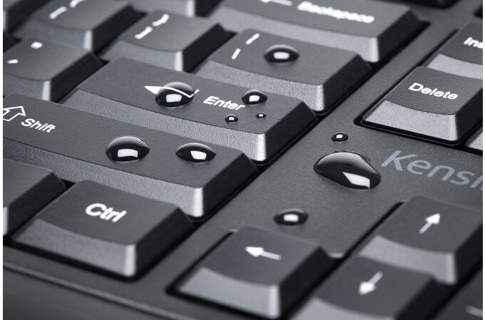 Kensington ProFit Ergo Wrlss teclado Universal RF inalámbrica + USB QWERTY Español Negro