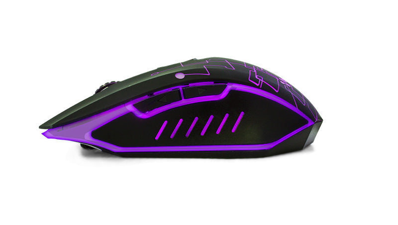 Mouse Vorago Gamer MO-501 Óptico Iluminado 3200 dpi USB Color Negro