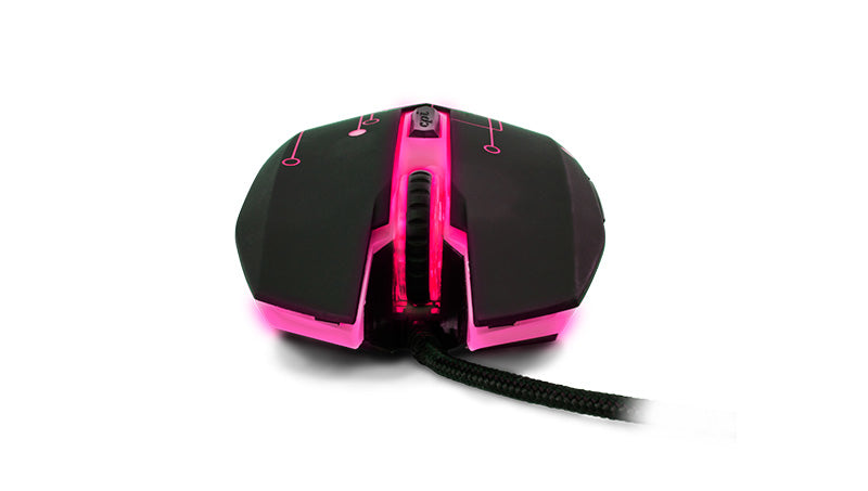 Mouse Vorago Gamer MO-501 Óptico Iluminado 3200 dpi USB Color Negro