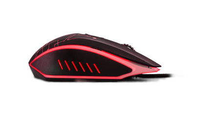 Mouse Vorago Gamer MO-501 Óptico Iluminado 3200 dpi USB Color Negro