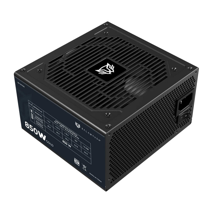 Balam Rush BR-937658 unidad de fuente de alimentación 850 W 24-pines ATX ATX Negro