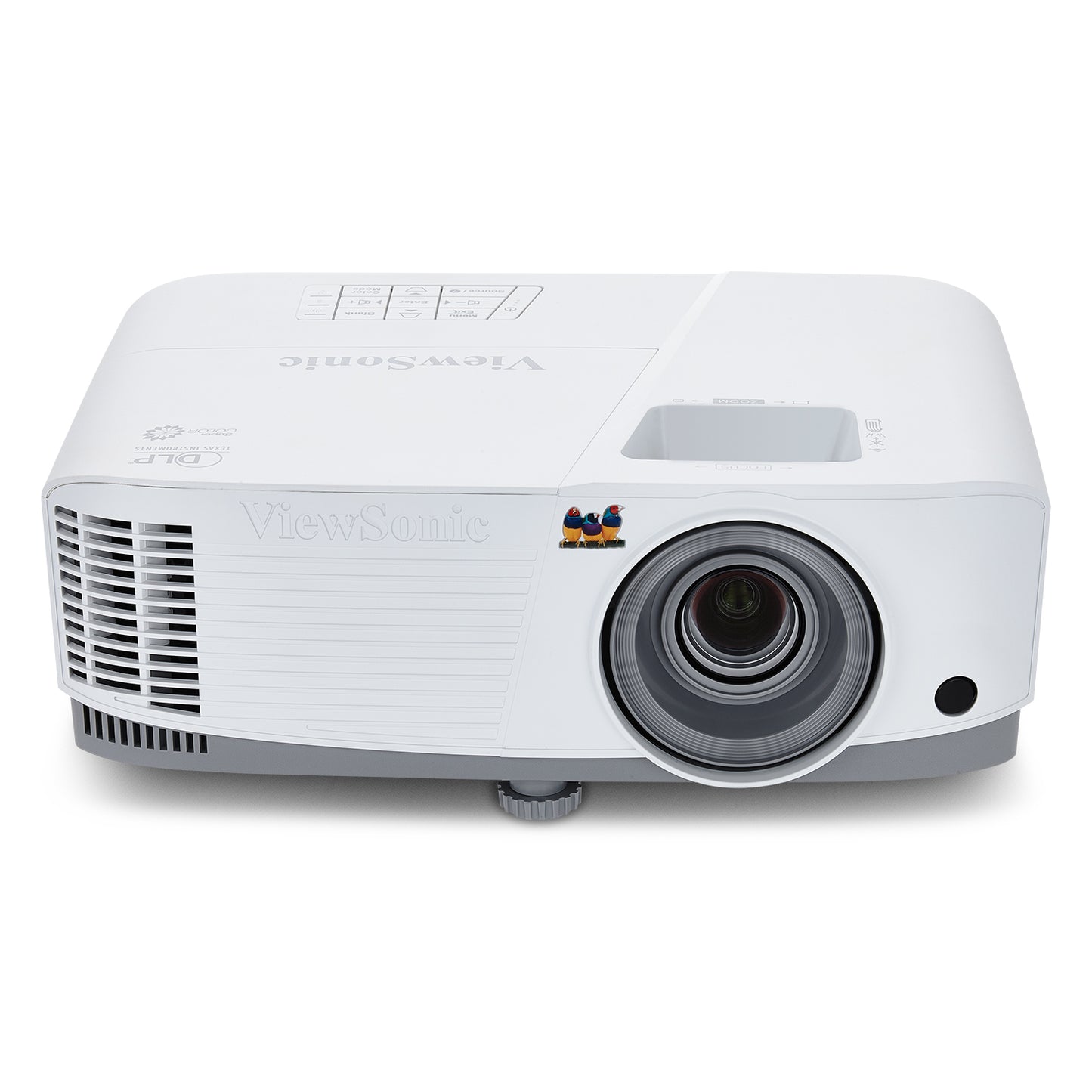 Viewsonic PA503S video proyector Proyector de alcance estándar 3600 lúmenes ANSI DLP SVGA (800x600) Gris, Blanco