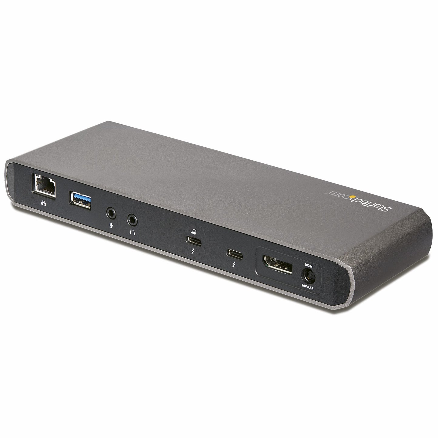 StarTech.com TB3DK2DPPD base para laptop o replicador de puertos Alámbrico USB 3.2 Gen 1 (3.1 Gen 1) Type-C Negro, Gris