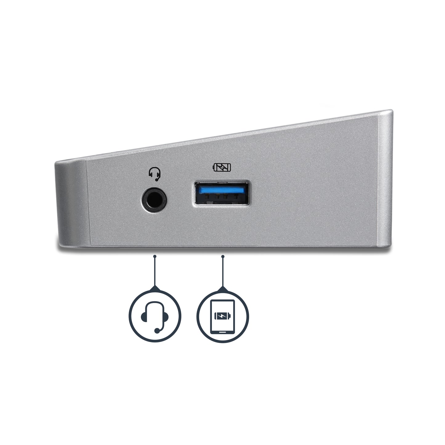StarTech.com DK30CH2DPPD base para laptop o replicador de puertos Alámbrico USB 3.2 Gen 1 (3.1 Gen 1) Type-C Negro, Plata