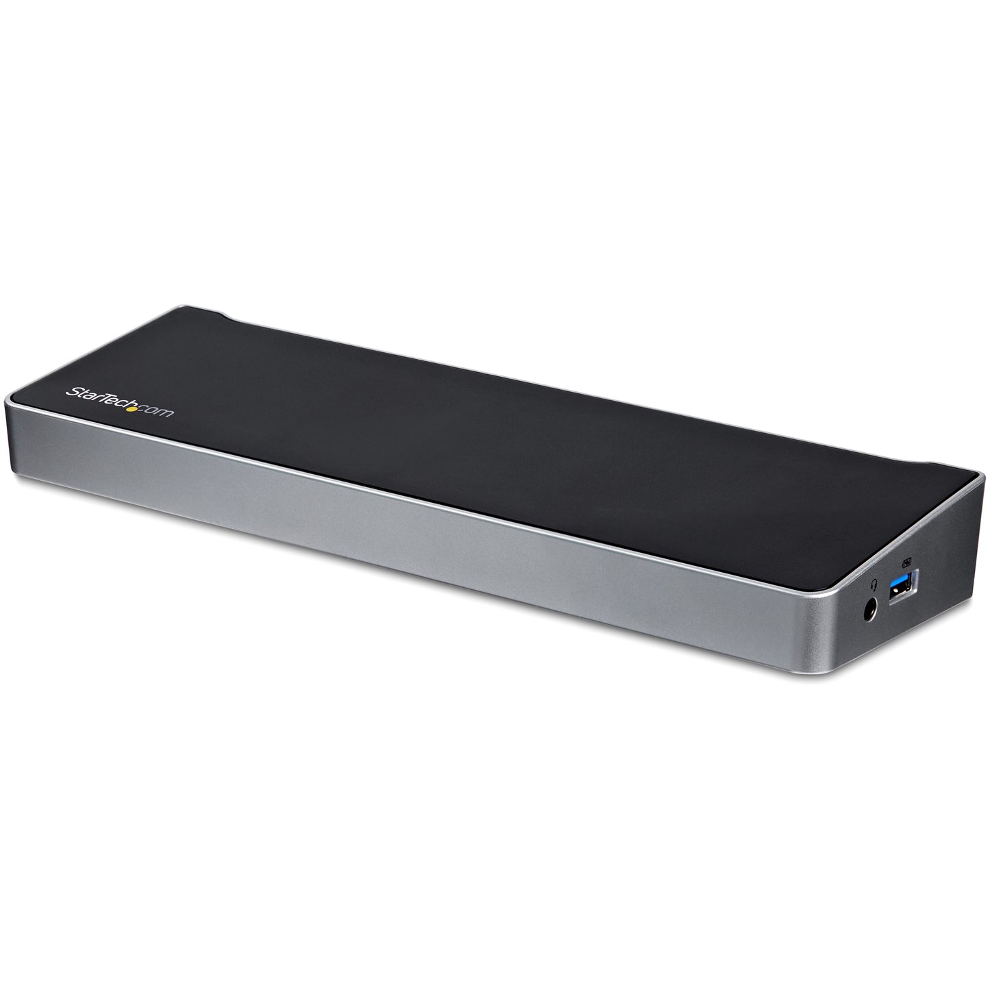 StarTech.com USB3DOCKH2DP base para laptop o replicador de puertos Alámbrico USB 3.2 Gen 1 (3.1 Gen 1) Type-A Negro, Plata