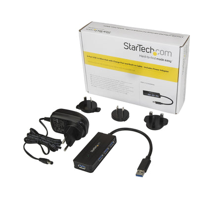 StarTech.com ST4300MINI nodo concentrador USB 3.2 Gen 1 (3.1 Gen 1) Type-A 5000 Mbit/s