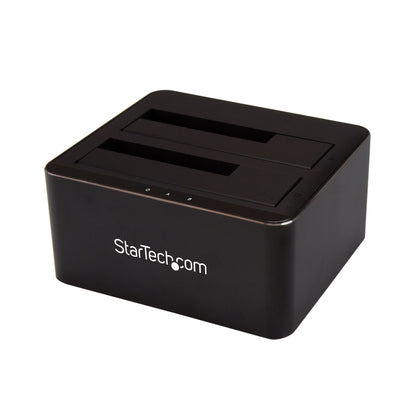 StarTech.com SDOCK2U33V base de conexión para disco duro USB 3.2 Gen 1 (3.1 Gen 1) Type-B Negro