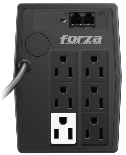 UPS Forza NT-1011 Interactivo 1000VA/500W 6 Salidas RJ11 Torre 120V Negro
