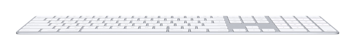 Apple MXCJ3LL/A teclado Universal Bluetooth QWERTY Inglés de EE.UU. Plata, Blanco