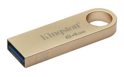 Memoria USB Kingston DataTraveler SE9 G3 64GB USB 3 2 Lectura 220MB/s Dorado
