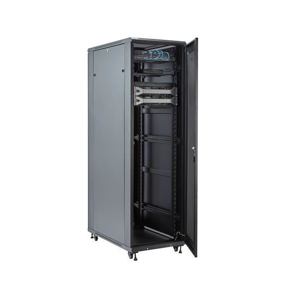 StarTech.com RK4236BKB armario rack Rack o bastidor independiente Negro