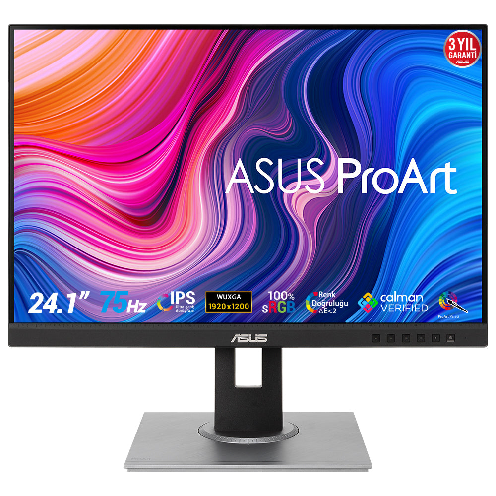 Monitor Asus 24.1" ProArt PA248QV IPS WUXGA 1920x1200 1xHDMI 1xDP 1xVGA 5ms GTG 75Hz Speaker 2Wx2 Adaptive-Sync Ne