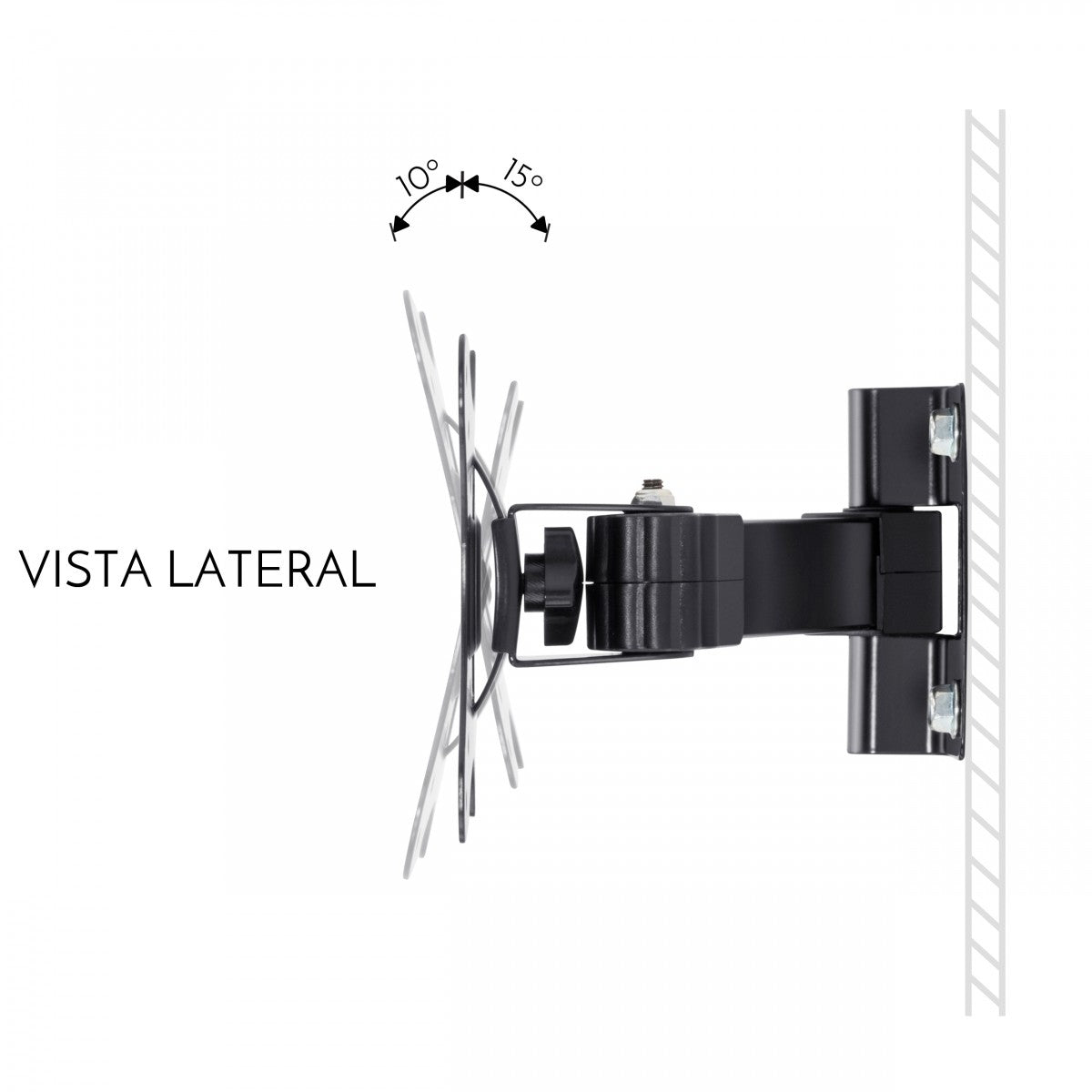 Soporte Steren para Pantallas de 10" a 32" Brazo Articulado