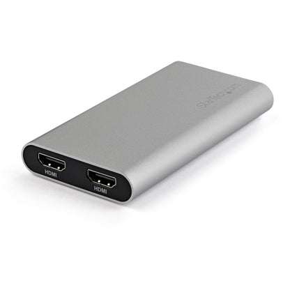 StarTech.com TB32HD24K60 adaptador gráfico USB 4096 x 2160 Pixeles Plata