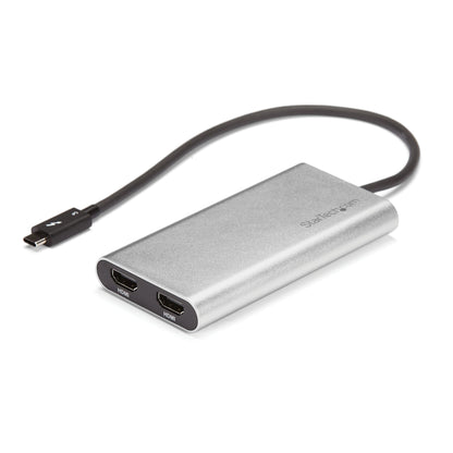 StarTech.com TB32HD24K60 adaptador gráfico USB 4096 x 2160 Pixeles Plata
