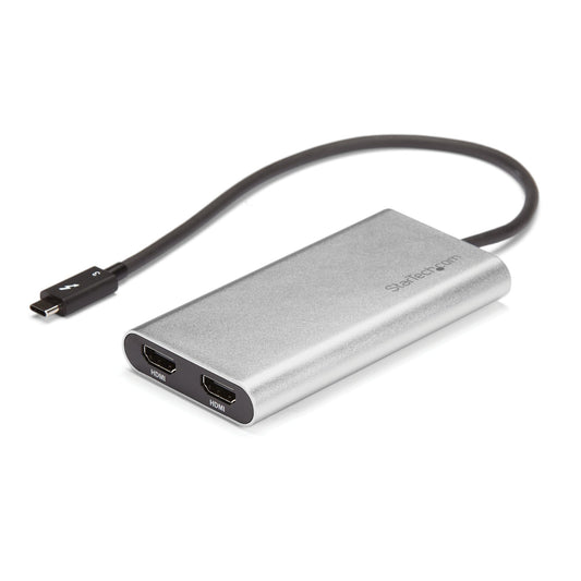 StarTech.com TB32HD24K60 adaptador gráfico USB 4096 x 2160 Pixeles Plata