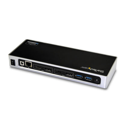 StarTech.com DK30A2DH base para laptop o replicador de puertos Alámbrico USB 3.2 Gen 1 (3.1 Gen 1) Type-C Negro, Plata