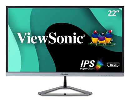 Viewsonic VX Series VX2276-SMHD-2 monitor de computadora 55.9 cm (22") 1920 x 1080 Pixeles Full HD LED Negro, Plata