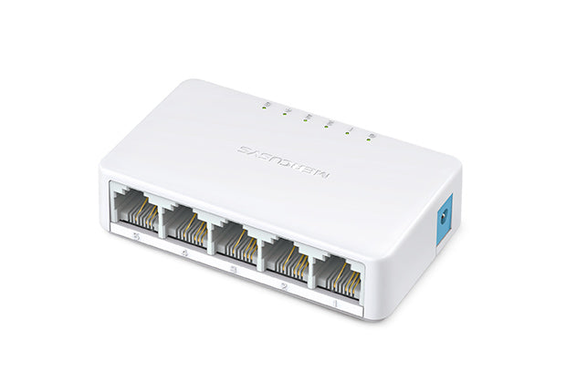 Mercusys MS105 dispositivo de redes No administrado Fast Ethernet (10/100) Blanco