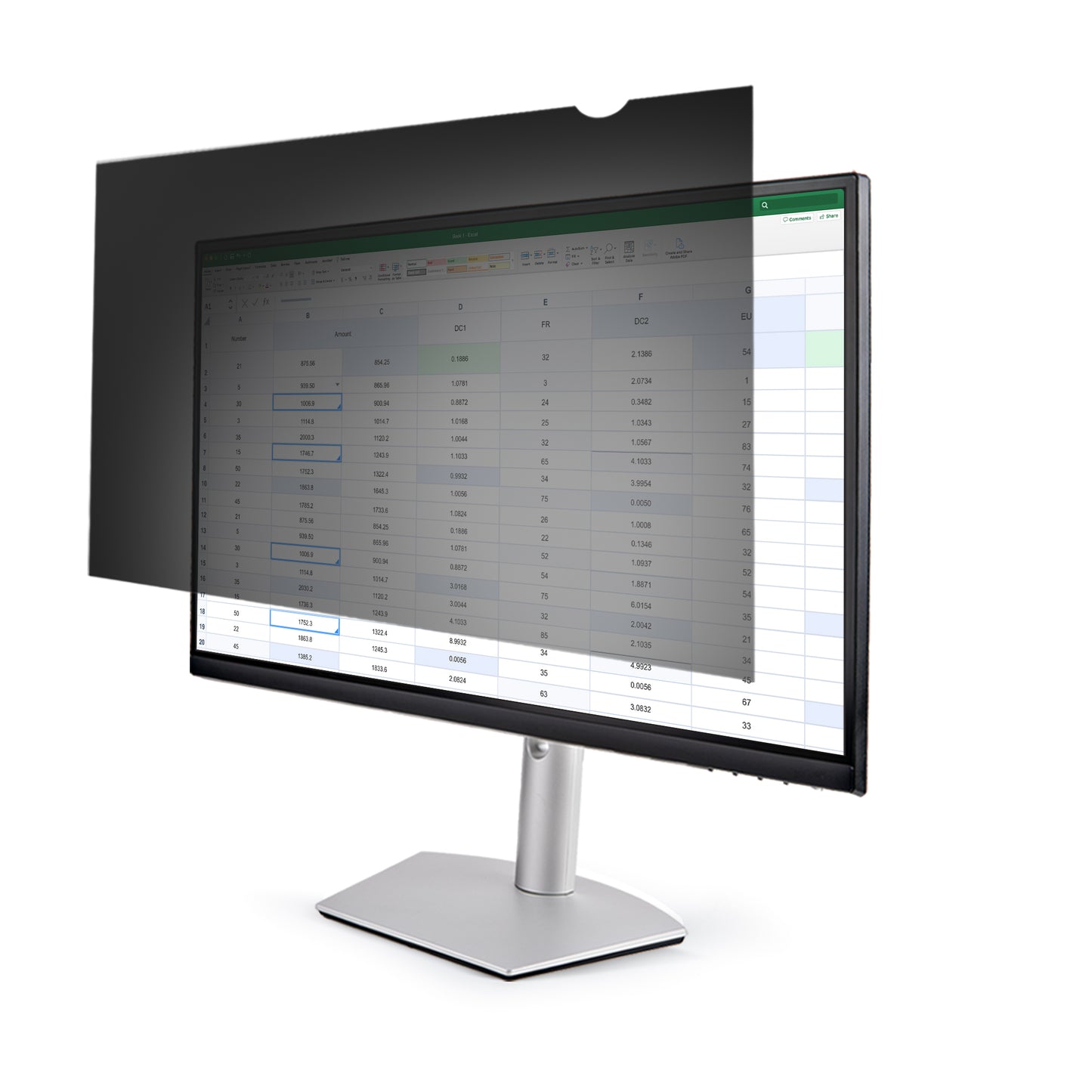 StarTech.com PRIVACY-SCREEN-22MB filtro para monitor 55.9 cm (22") Filtro de privacidad para pantallas sin marco
