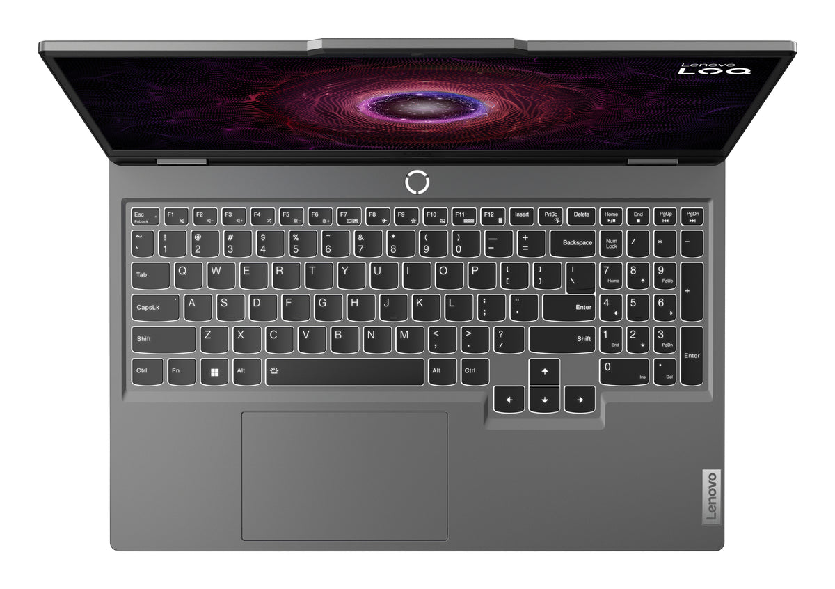 Lenovo LOQ 15ARP9 AMD Ryzen™ 5 7235HS Computadora portátil 39.6 cm (15.6") Full HD 8 GB DDR5-SDRAM 512 GB SSD NVIDIA GeForce RTX 3050 Wi-Fi 6 (802.11ax) Windows 11 Home Gris Español
