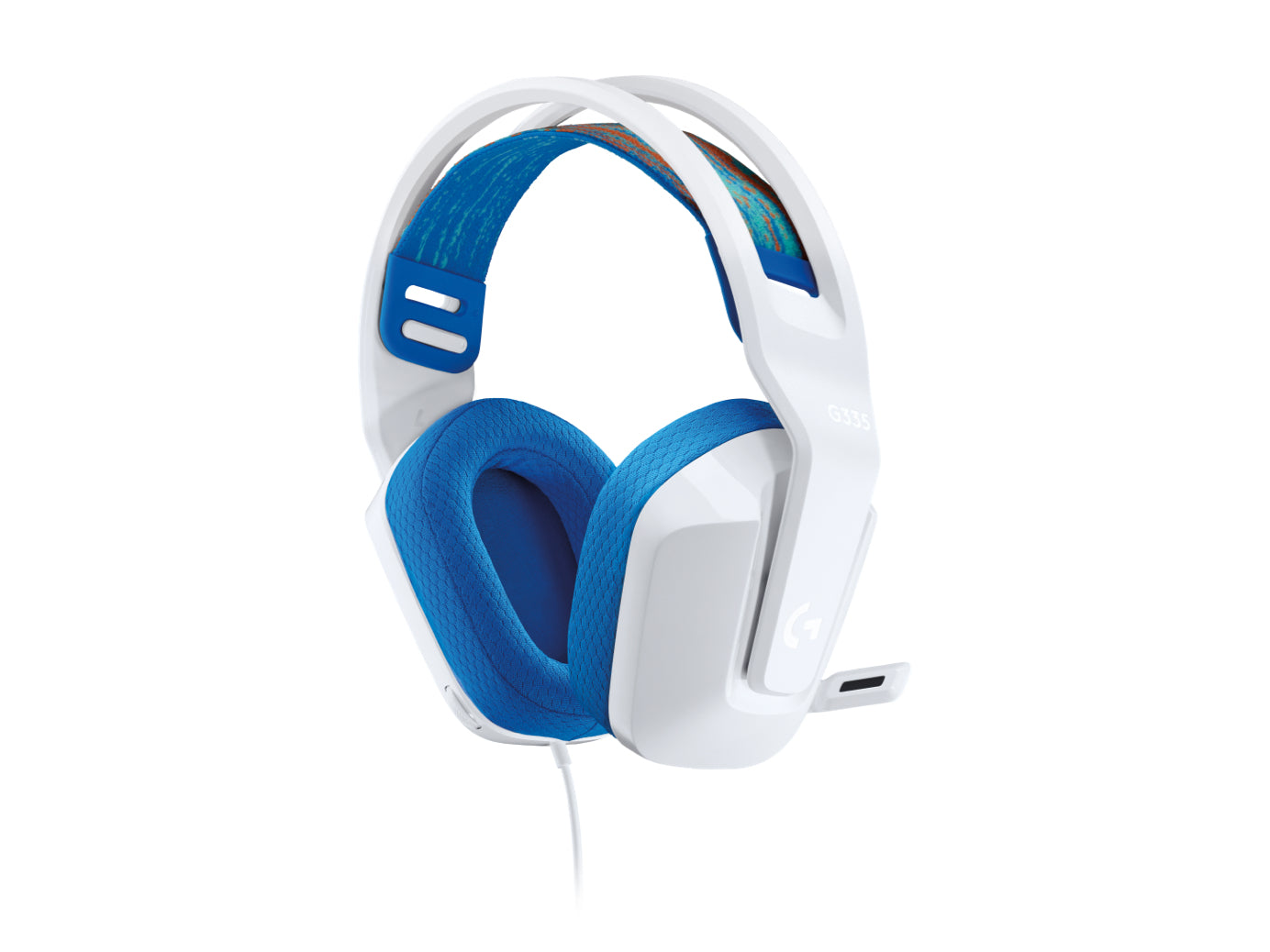 Audífonos Logitech G335 Gaming Micrófono/Cable 3.5mm Color Blanco