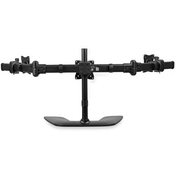 StarTech.com ARMBARTRIO2 soporte para pantalla plana 68.6 cm (27") Escritorio Negro