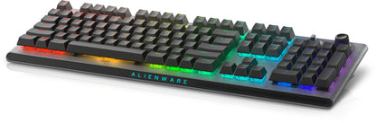 Alienware AW920K teclado Juego USB + RF Wireless + Bluetooth QWERTY Inglés de EE.UU. Gris