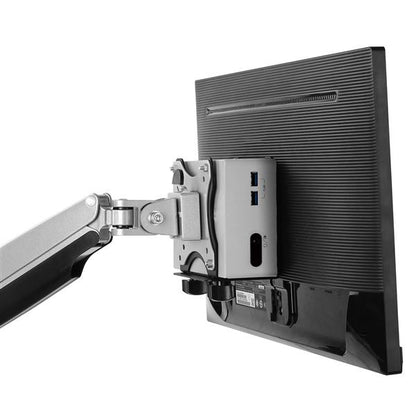 StarTech.com ACCSMNT soporte para CPU Soporte para CPU montado en soporte de monitor Negro