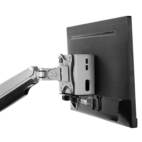 StarTech.com ACCSMNT soporte para CPU Soporte para CPU montado en soporte de monitor Negro