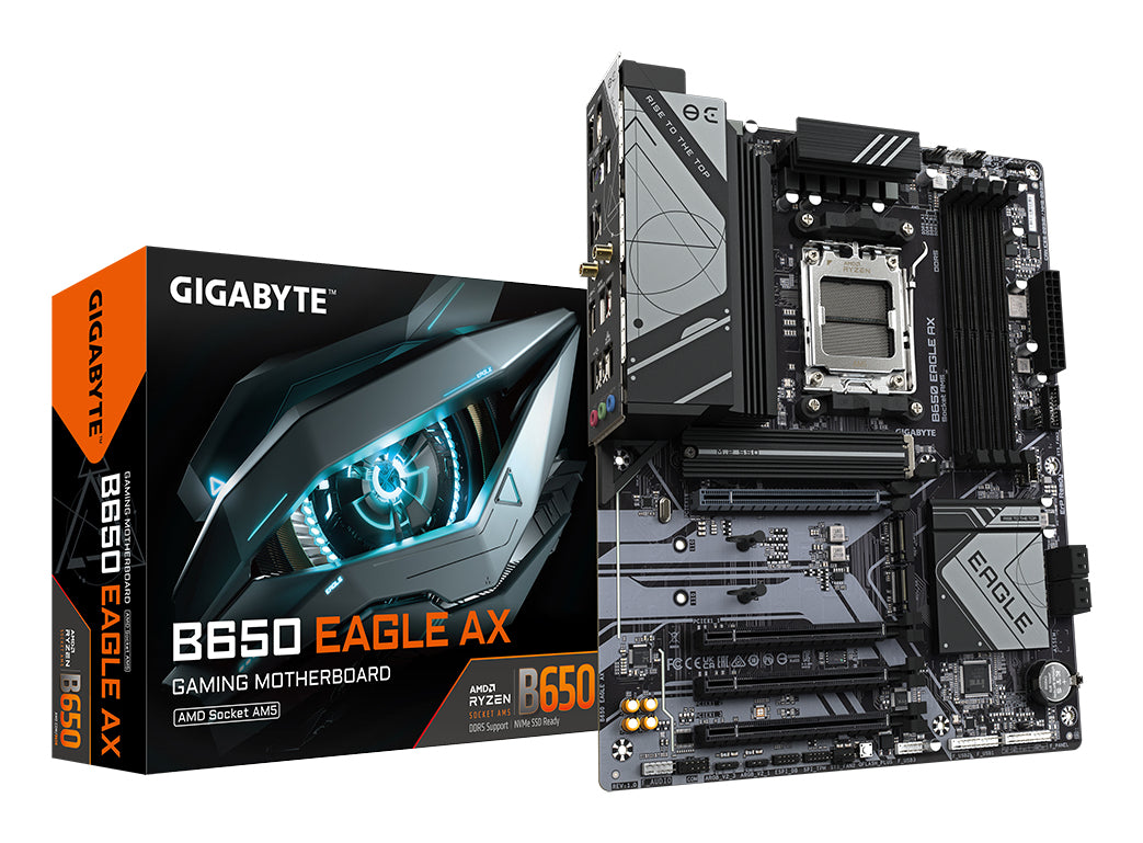 Tarjeta Madre Gigabyte B650 EAGLE AX 192GB DDR5 AM5 ATX 3xM.2 HDMI/DP