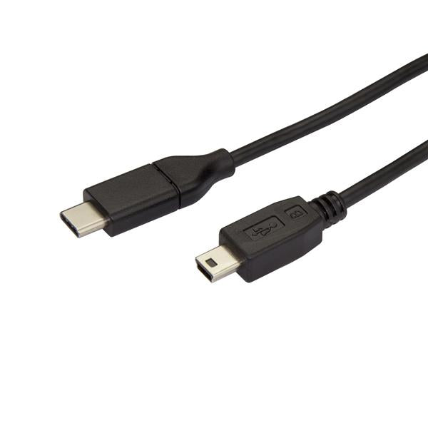 StarTech.com USB2CMB2M cable USB USB 2.0 USB C Mini-USB B 0.48 Gbit/s Negro