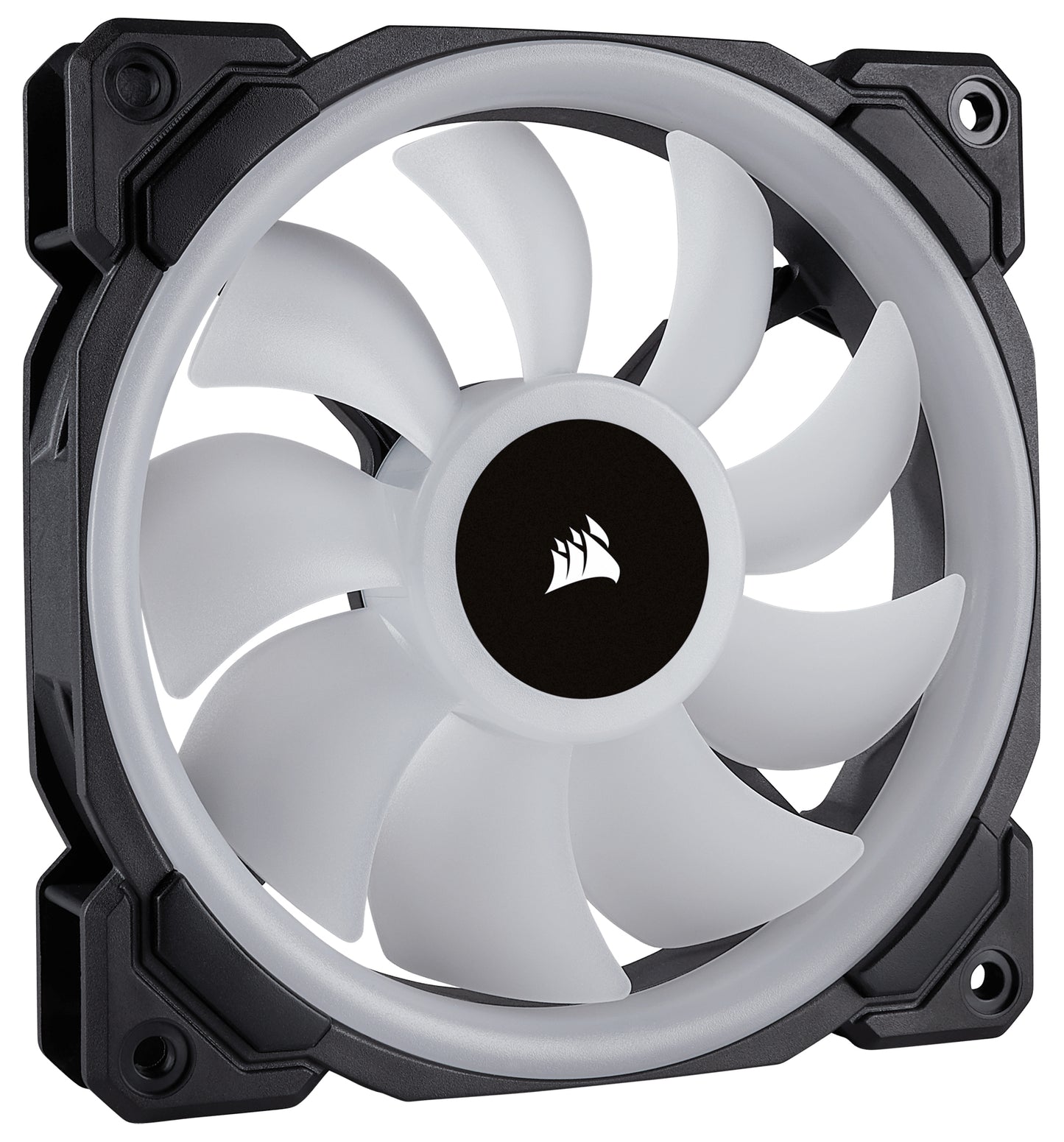 Ventilador para Gabinete Corsair LL120 RGB 120mm Dual Light LED RGB 600-1500RPM Negro
