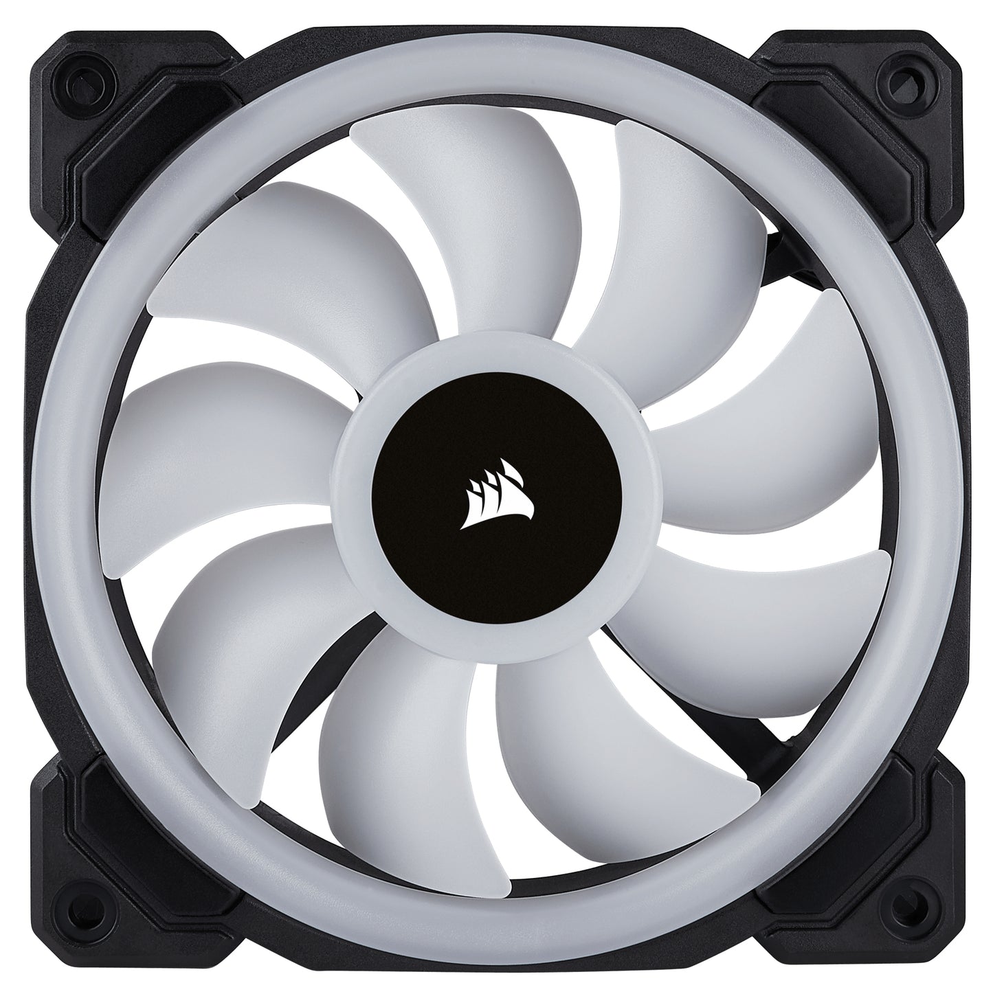Ventilador para Gabinete Corsair LL120 RGB 120mm Dual Light LED RGB 600-1500RPM Negro