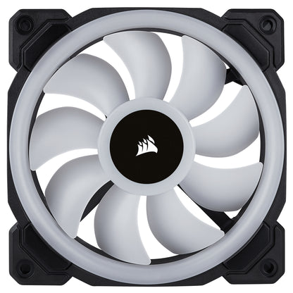 Ventilador para Gabinete Corsair LL120 RGB 120mm Dual Light LED RGB 600-1500RPM Negro