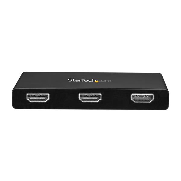StarTech.com MSTCDP123HD adaptador gráfico USB 3840 x 2160 Pixeles Negro