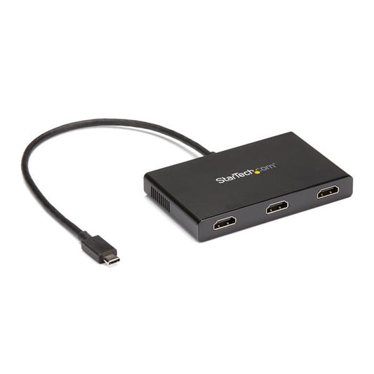 StarTech.com MSTCDP123HD adaptador gráfico USB 3840 x 2160 Pixeles Negro