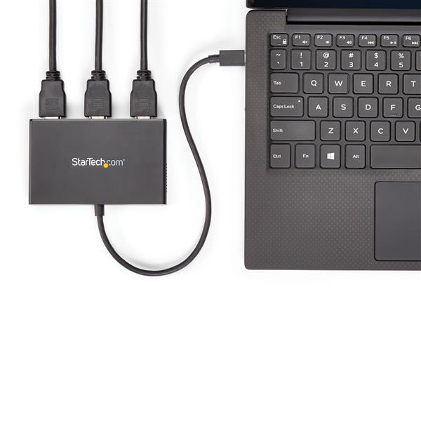 StarTech.com MSTCDP123HD adaptador gráfico USB 3840 x 2160 Pixeles Negro