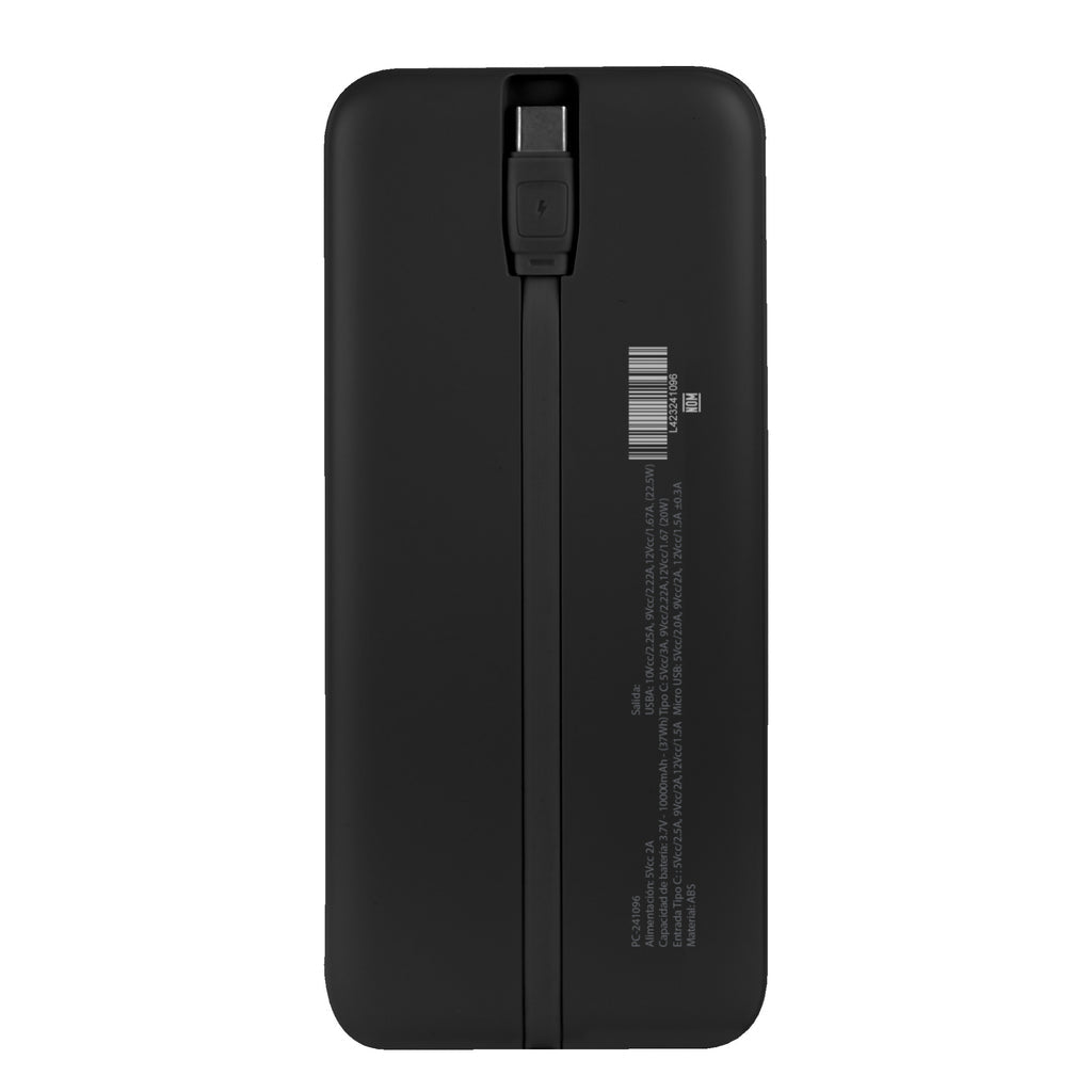 Perfect Choice PC-241096 batería externa 10000 mAh Negro