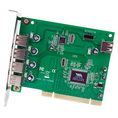 StarTech.com PCIUSB7 tarjeta o adaptador de interfaz Interno