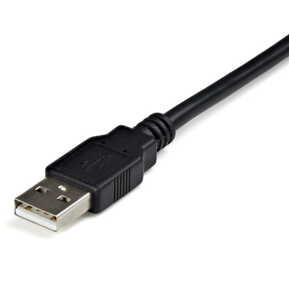 StarTech.com ICUSB422 cambiadores de género de cables DB9 M USB-A FM Negro